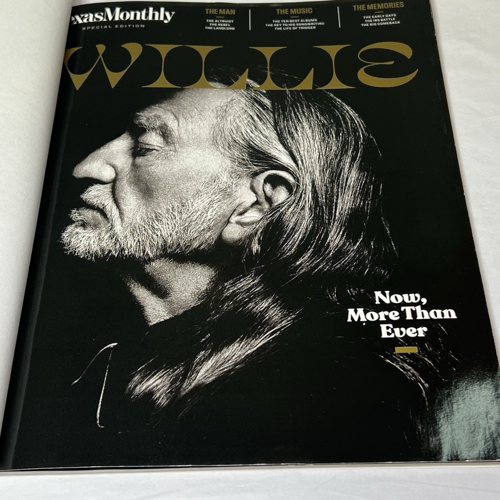 Texas Monthly Willie Nelson Special Edition Issue 2020 Magazine More‎ Than Ever